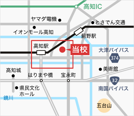 高知市内マップ